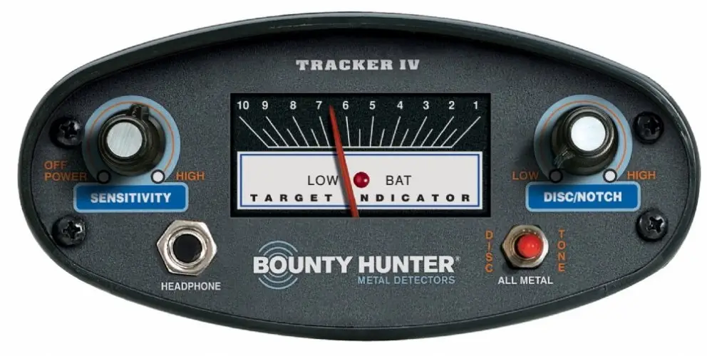 Bounty Hunter Discovery Tracker IV VLF Metal Dedektörü (Başlangıç Seviyesi, All Metal/Discriminate/Pinpoint Modları, LCD Ekran) Bounty Hunter