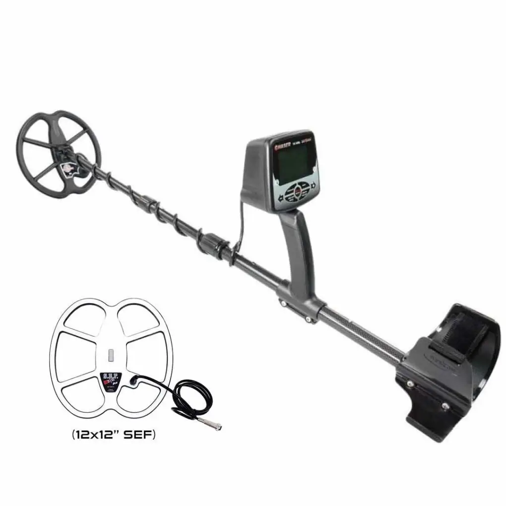 Detech Chaser Çift Başlıklı Define Dedektörü (9" Ultimate + 12x12" SEF Başlıklı, 14 kHz) Detech