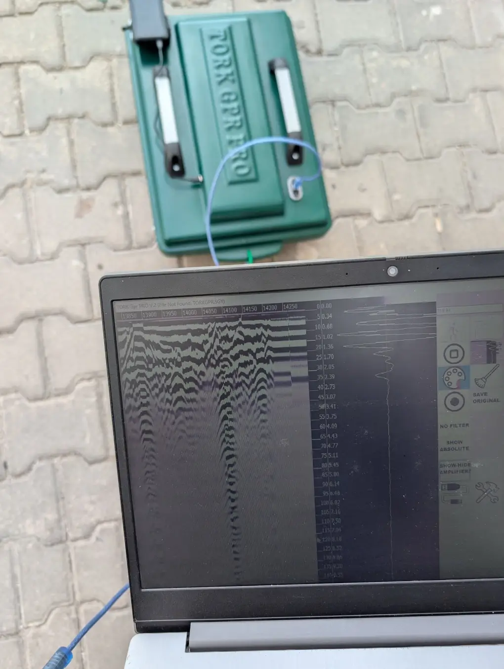 TORK Pro 300 MHz Yer Radarı (GPR) Sistemi (Gerçek Zamanlı Yazılım, .sgy Çıktı, Voxler 3D / Prism 2D Analiz) Farmet Dedektör