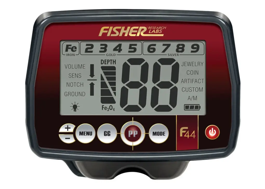 Fisher F44 Zemin Dengelemeli Define Dedektörü (28 cm DD Başlıklı) Fisher