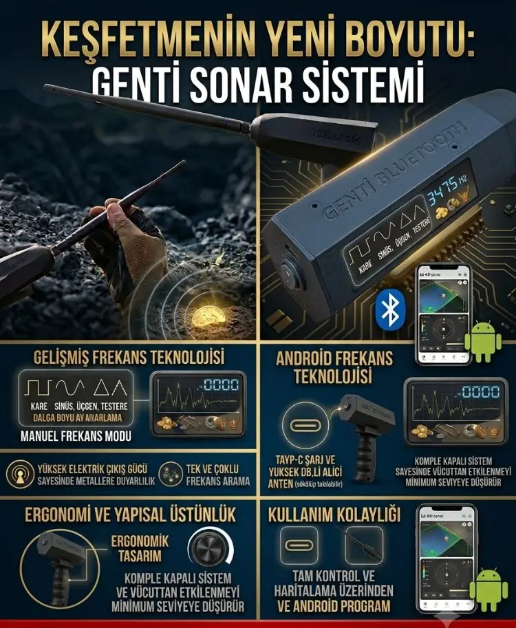 GENTİ TEKLİ YÜKSEK GÜÇ ALAN TARAMA CİHAZİ Genti Alan Tarama