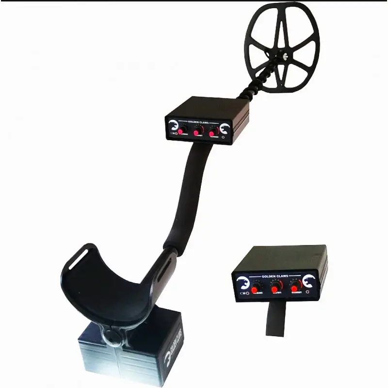 Golden Claws VLF Ayrımlı Define ve Metal Dedektörü (Otomatik/Manuel Toprak Ayarı, Demir Red, 18 kHz, Türkçe Kılavuz) Golden Space