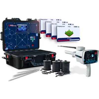 BR Detector BR950 Professional Çok Sistemli Yeraltı Suyu Tespit Cihazı (Jeofizik + LRL + 3D Tarama, Tablet Uygulaması, Su Türü Analizi)