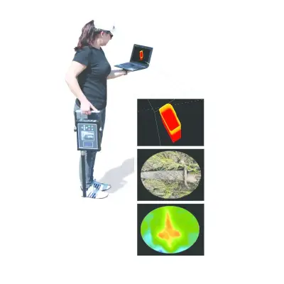 Conrad Pro-900 Active Elektromanyetik Yer Altı Görüntüleme Cihazı (Canlı Grafik Sistemi, 15 m) görsel 3
