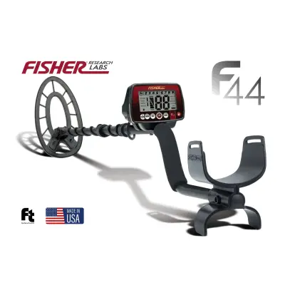 Fisher F44 Zemin Dengelemeli Hava Koşullarına Dayanıklı Define Dedektörü (28 cm Konsantrik Eliptik Başlıklı) görsel 2