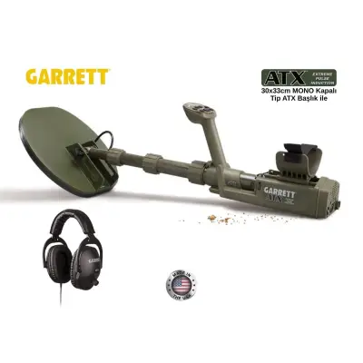 Garrett ATX Su Geçirmez PI Altın ve Derin Arama Dedektörü (11x13" Mono Başlık, Basic Paket) görsel 2