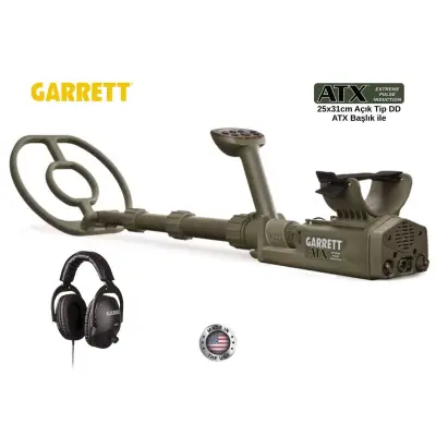 Garrett ATX Su Geçirmez PI Dedektör (10x12" DD Açık Tip Başlık, Basic Paket) görsel 2
