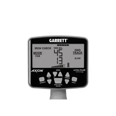 Garrett Axiom Kablosuz PI Altın Dedektörü (13x11" DD-FC ve 11x7" Mono Başlık, MS-3 Kulaklık)