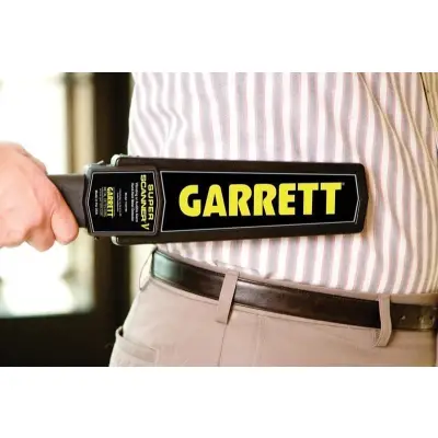 Garrett Super Scanner Titreşimsiz El Tipi Güvenlik Metal Dedektörü görsel 3