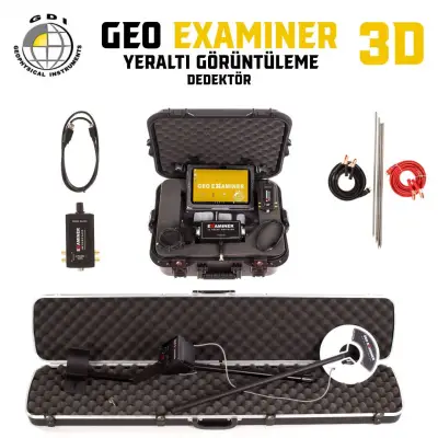 GDI Geo Examiner 3D Tablet Kontrollü Yer Altı Görüntüleme Sistemi - Dedektör Paketi (Rezistivite + Metal Dedektör Modülü)
