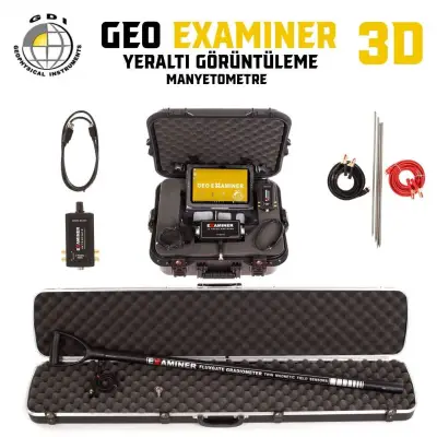 GDI Geo Examiner 3D Tablet Kontrollü Yer Altı Görüntüleme Sistemi - Manyetometre Paketi (Rezistivite + Manyetometre Modülü)