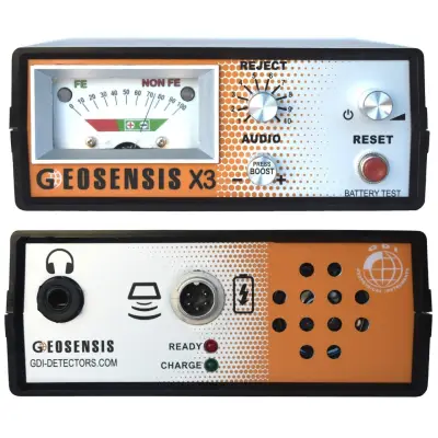 GDI Geosensis X3 PI Derin Arama Dedektörü - 3D Pro Paket (45 cm Başlık, Teleskopik Şaft ve ICON DATA Dahil)