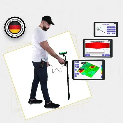 Ger Detect UIG Ground Scan 3D Yer Altı Görüntüleme Cihazı (Hafif Sensör, Mineral-Boşluk Ayrımı) görsel 2