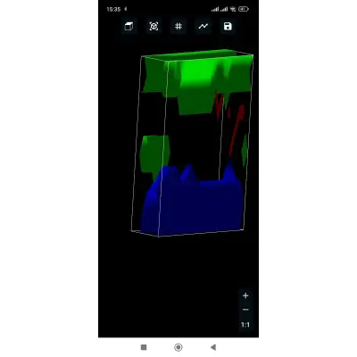 Hira Dedektör GTR Strong Ultra Android Elektromanyetik 3D Yer Altı Görüntüleme Cihazı (Güçlendirilmiş Sensör, Gerçek Zamanlı 3D, Voxler/Surfer Uyumlu) görsel 2