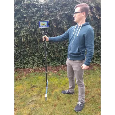 KTS GPA 1000 XS Profesyonel 3D Yer Tarama Sistemi (GPA Sensör + Gold Scan III PI Metal Ayrımı + 3D Görüntüleme, Boşluk ve Altın Arama, 15 m'ye Kadar) görsel 3