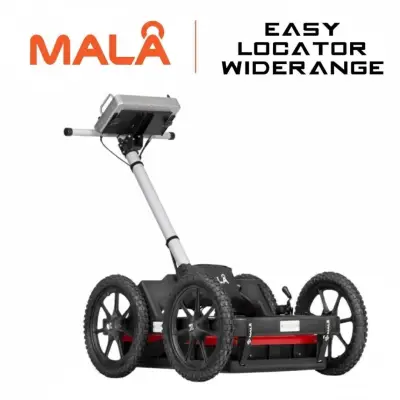 Mala GPR Easy Locator WideRange RTC Geniş Bantlı Profesyonel Altyapı Tespit Yer Radarı (80-950 MHz)