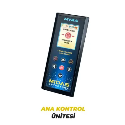 Midas Myra Elektronik Uzun Menzilli Alan Tarama Cihazı - Pro Paket (Midas LRL Baton Dahil, Yıldırım Topraklama Modu) görsel 2