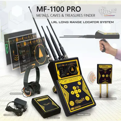 MWF MF-1100 Pro Süper Paket Üç Sistemli Tespit Cihazı (Uzun Menzilli + Hibrit + Jeofizik) görsel 2