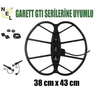 NEL Big 38x43 cm Derin Arama Başlığı (Garrett GTI Serisi Uyumlu, DD, Su Geçirmez)