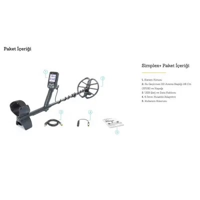 Nokta Simplex+ Su Geçirmez Dedektör görsel 4