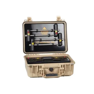 OKM GeoSeeker Mini Jeoelektrik Su ve Boşluk Dedektörü (Özdirenç Ölçümü, 100 m Derinliğe Kadar, Ekranlı, Piktogram Arayüz)