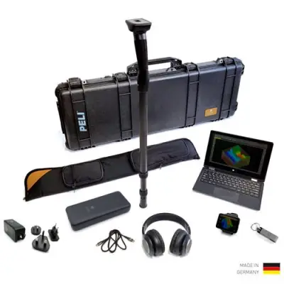 OKM Rover UC Gizli Tasarımlı 3D Yer Altı Görüntüleme Dedektörü (Baston Formu, Akıllı Saat Kontrollü, Pinpointer + Manyetometre) görsel 2