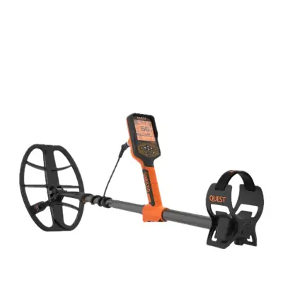 Quest S-Pro SimultiQ Supreme Su Geçirmez Çoklu Frekans Dedektörü (IP68 5 m, Çift Bishop Başlık ve Kablosuz Kulaklık)