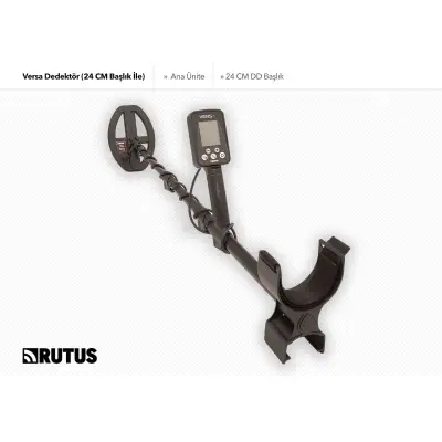 Rutus Versa Su Geçirmez Çoklu Frekans Dedektörü (24 cm DD Başlıklı, 2,5 m) görsel 2