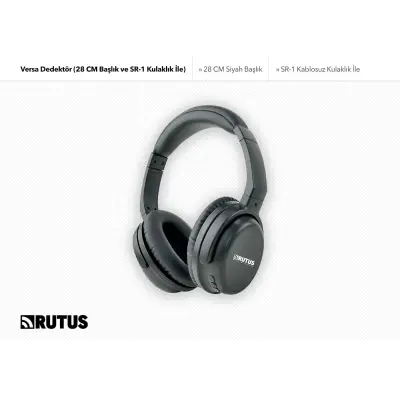 Rutus Versa Su Geçirmez Çoklu Frekans Dedektörü (28 cm DD Başlık ve SR-1 Kablosuz Kulaklık Dahil) görsel 3