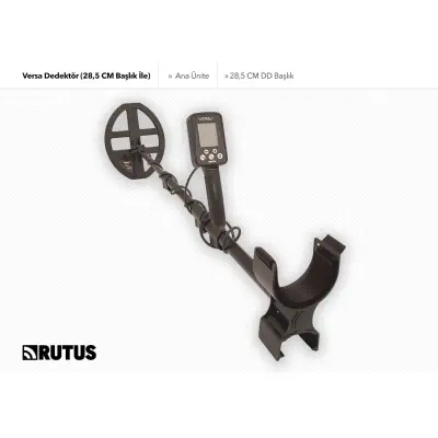 Rutus Versa Su Geçirmez Eşzamanlı Çoklu Frekans Dedektörü (28,5 cm DD Başlıklı, 2,5 m) görsel 2