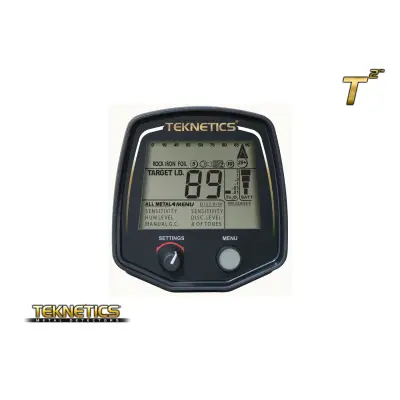 Teknetics T2 Çift Başlıklı Dedektör (5" DD ve 11" DD, 13 kHz VLF)