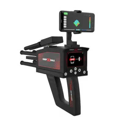 Vario Detectors Deep 3D Max Alan Tarama + 3D Yer Altı Görüntüleme Cihazı (6 Antenli Alan Tarama + MAG Sensör + 3D, 15 Mod, Mobil Uygulama)