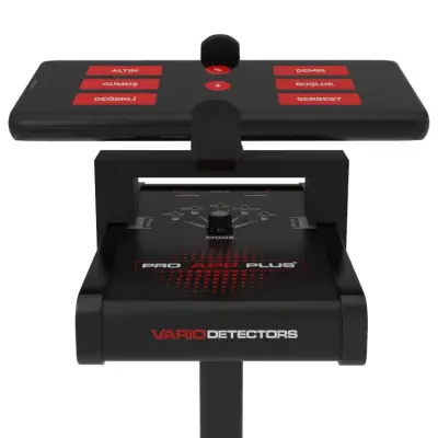 Vario Detectors Pro App Plus Alan Tarama + 3D Yer Altı Görüntüleme Cihazı (Mobil Uygulamalı, 2 Anten + Sensör, 10 Mod, Toprak Ayarı) görsel 2
