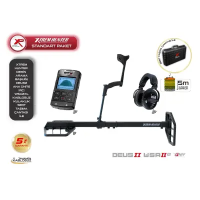XP Xtrem Hunter XTR-115 Derin Arama Dedektörü (Deus 2 Ana Ünite ve WSA2XL Kulaklık ile) görsel 3