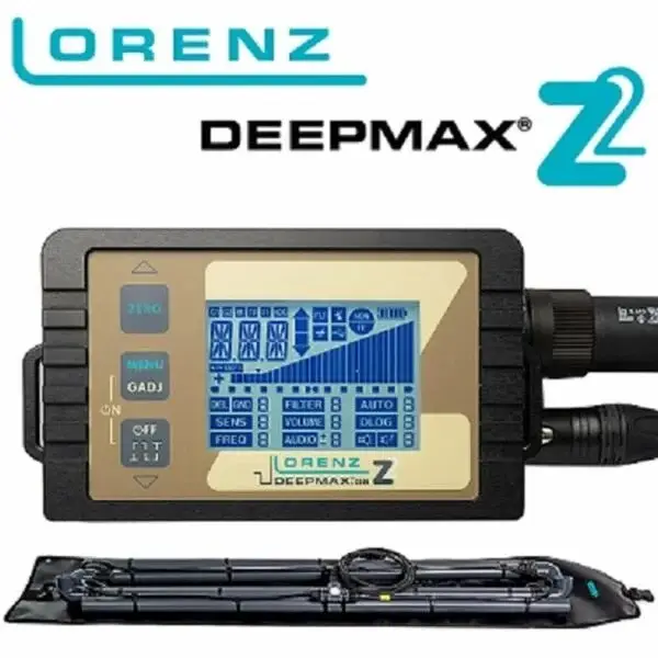 Lorenz Z2 Derin Pulse (PI) Metal Dedektörü (Otomatik/Manuel Toprak Ayarı, Altın Hassasiyeti, DD/Mono/Kare Başlık Seçenekleri) Lorenz Deepmax