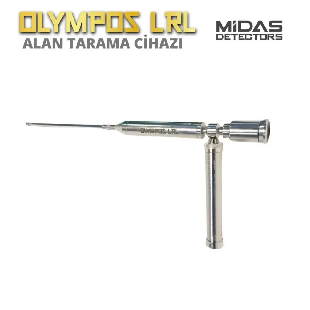 Midas Olympos Uzun Menzilli Alan Tarama Çubuğu (LRL, Hazneli Arama, Güç Tüpü Teknolojisi) Midas Detectors