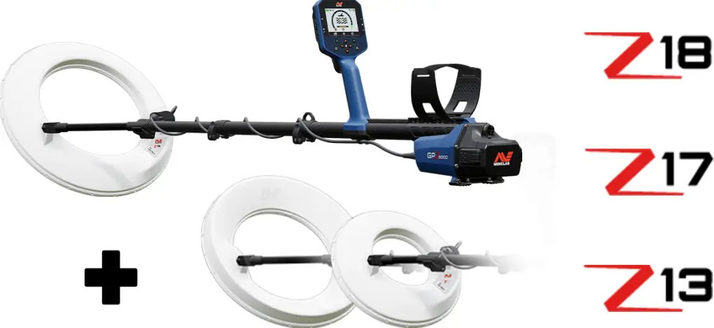 Minelab GPZ 8000 Üç Bobinli Altın Dedektörü Seti Minelab