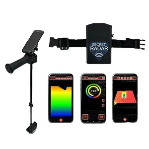 Teknoloji Ekibi Secret Radar Çok Modlu Yer Altı Görüntüleme Cihazı (İşaretçi + Canlı Tarama + 3D Görüntüleme, Kol/Bilek Kullanımı, Android) Teknoloji Ekibi