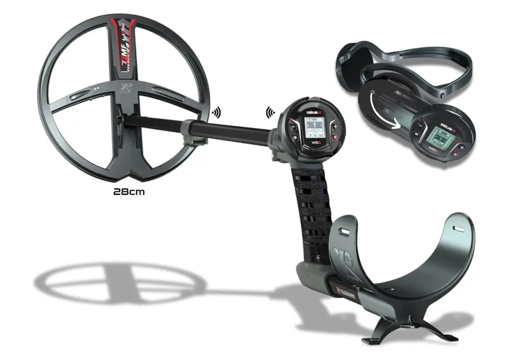 XP Deus 2 WS6 Master Kablosuz Dedektör (WS6 Kulaklık ve 28 cm FMF Başlık) XP