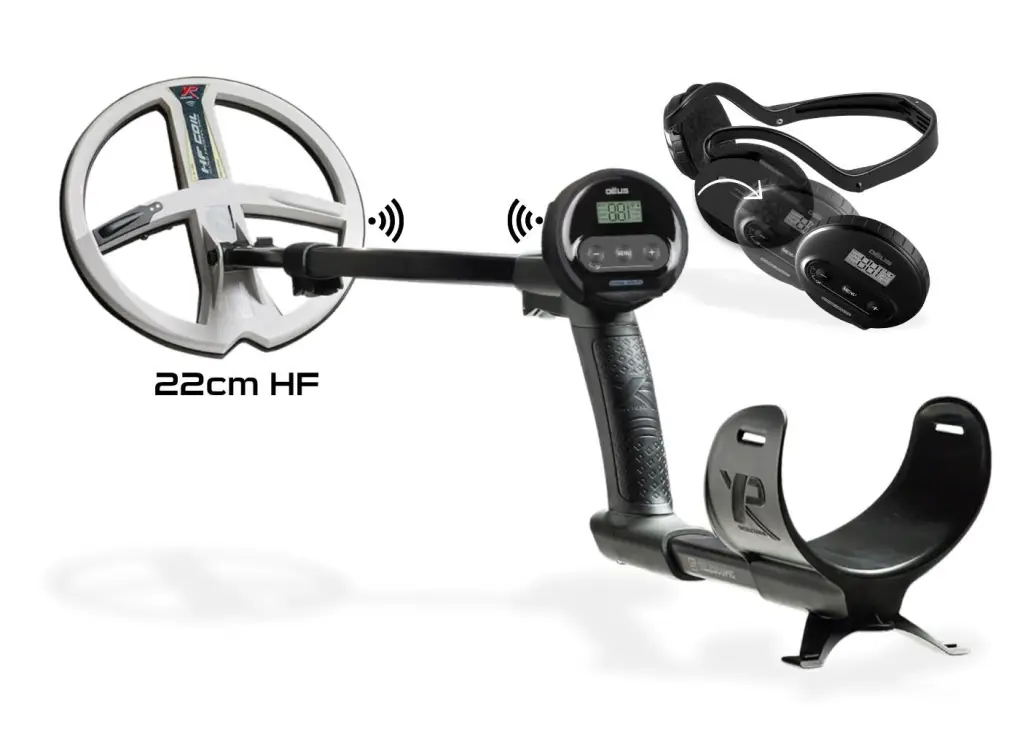 XP Deus WS4 Master Kablosuz Dedektör (WS4 Kulaklık ve 22 cm HF Başlık) XP