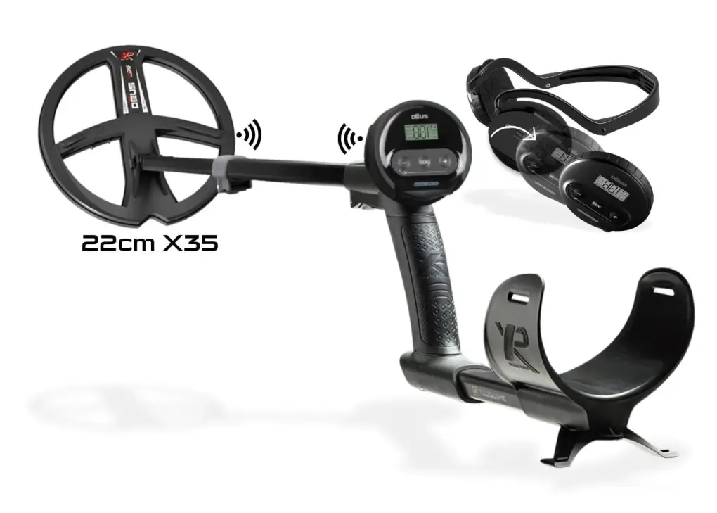 XP Deus WS4 Master Kablosuz Dedektör (WS4 Kulaklık ve 22 cm X35 Başlık) XP