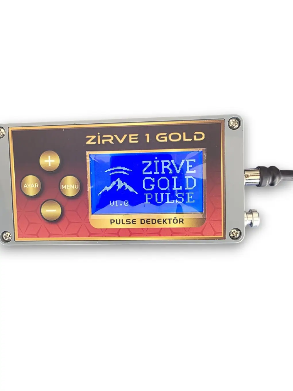 Zirve Gold Pulse Dedektör (PI Derinlik Dedektörü, 60×60 / 32 DD Başlık Seçenekleri, Yaklaşık 3 Metreye Kadar) Zirve 1 Dedektör