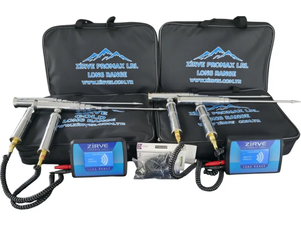 Zirve Pro Max LRL Long Range Uzun Menzilli Alan Tarama Cihazı (İkili Anten, Ön Keşif, Boşluk ve Define Araştırması) Zirve 1 Dedektör